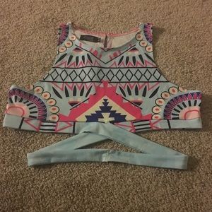 Crop Top and Mini Skirt Set